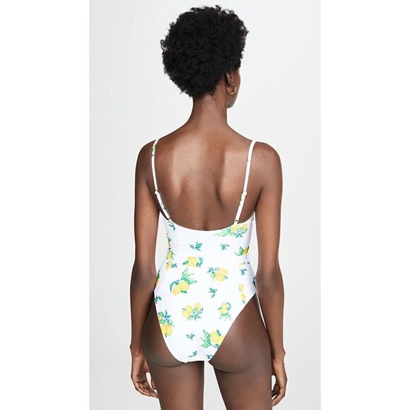 Onia x WeWoreWhat Danielle lemon print one piece size XS - Picture 6 of 9